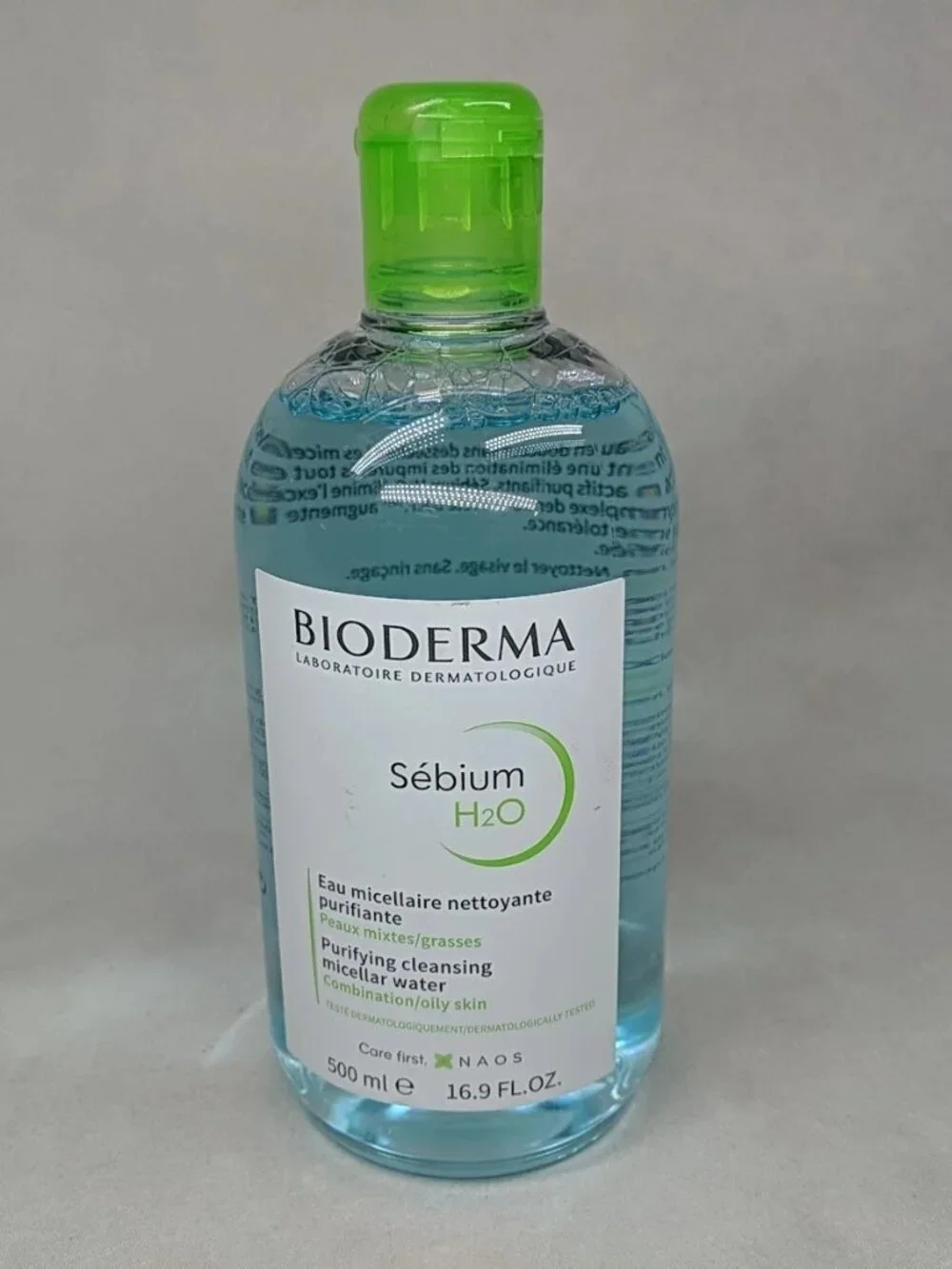 Bioderma Sebium H20 Purifying Cleansing Solution 500 ml 16.9 Fl Oz